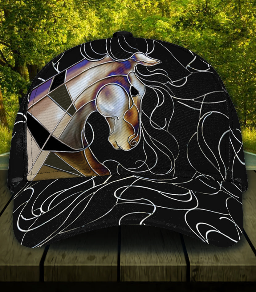 Horse Classic Cap, Gift for Horse Lovers Trucker Hats Custom Hats Gifts For Men & Women