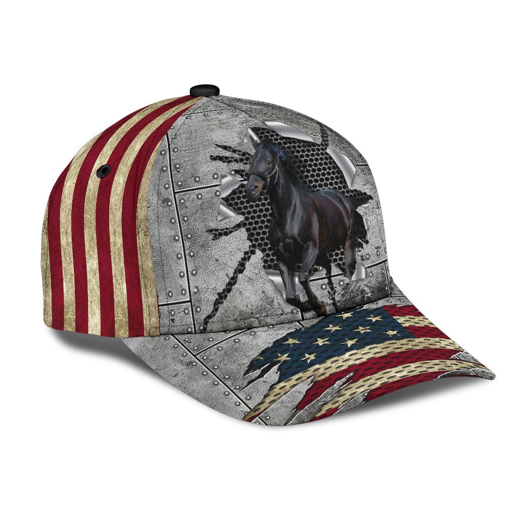 Horse Classic Cap, Gift for Horse Lovers Trucker Hats Custom Hats Gifts For Men & Women