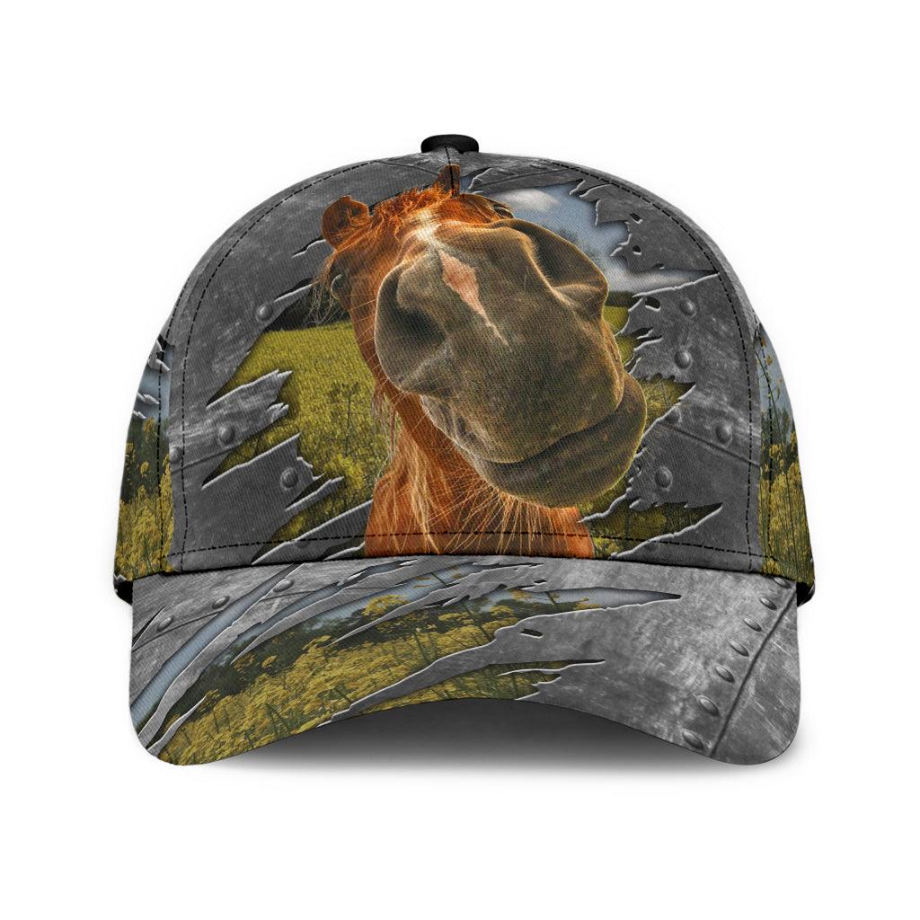 Horse Classic Cap, Gift for Horse Lovers Trucker Hats Custom Hats Gifts For Men & Women