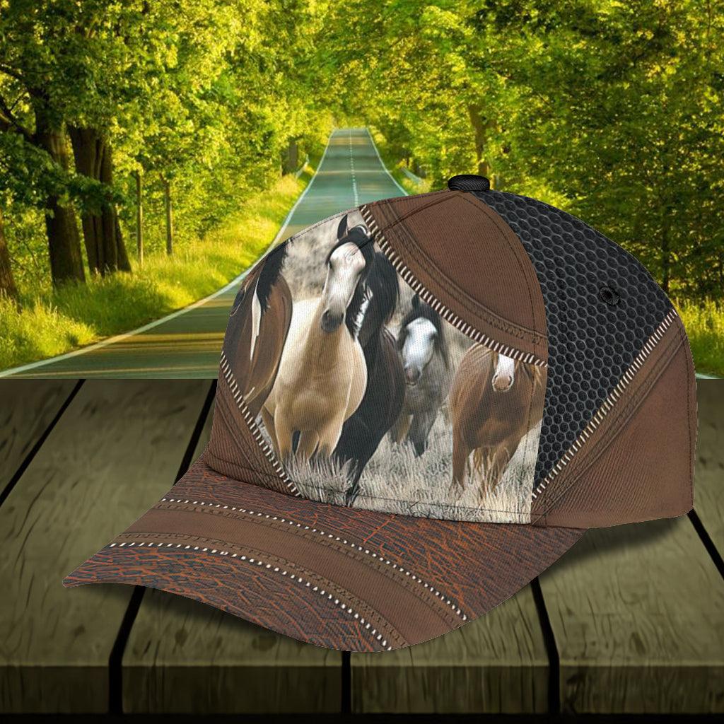 Horse Classic Cap, Gift for Horse Lovers Trucker Hats Custom Hats Gifts For Men & Women