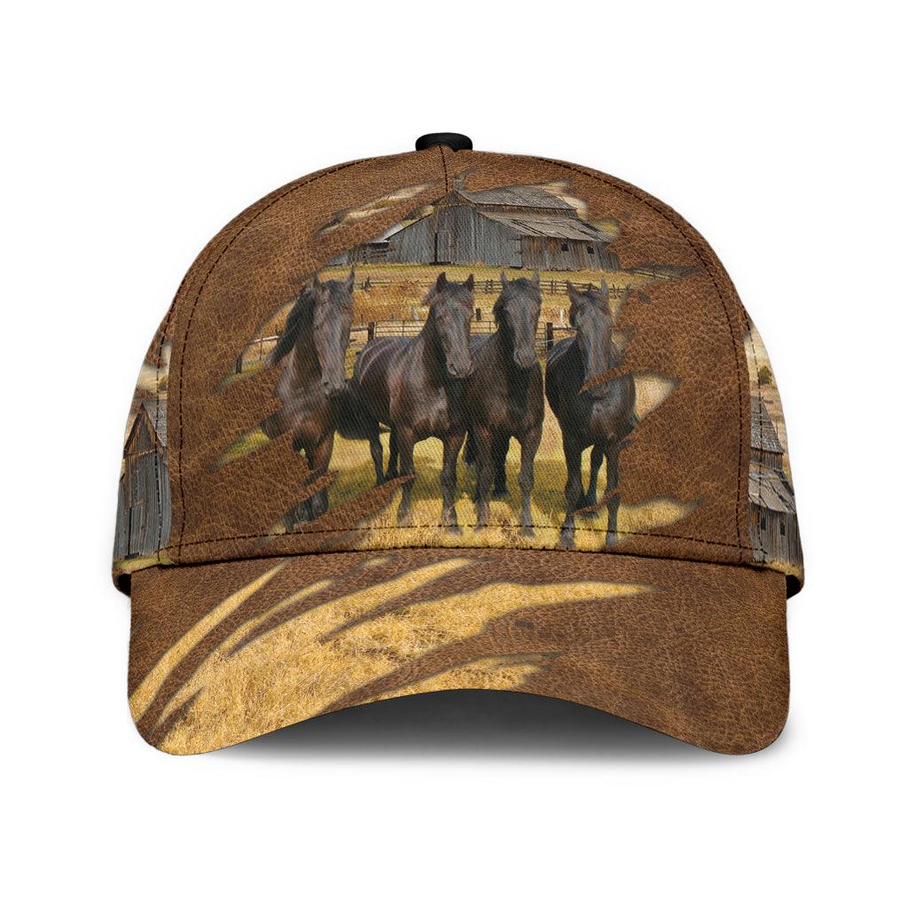 Horse Classic Cap, Gift for Horse Lovers Trucker Hats Custom Hats Gifts For Men & Women