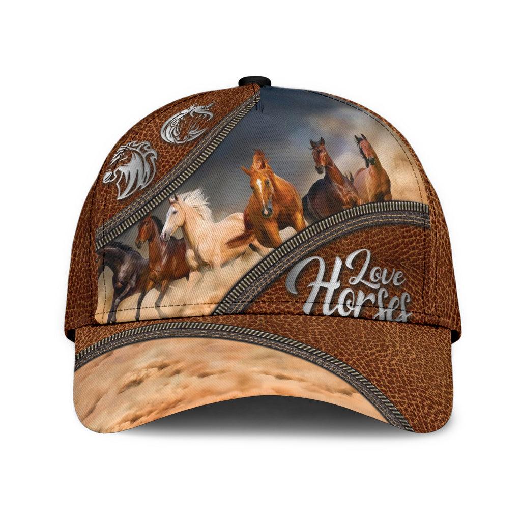 Horse Classic Cap, Gift for Horse Lovers Trucker Hats Custom Hats Gifts For Men & Women