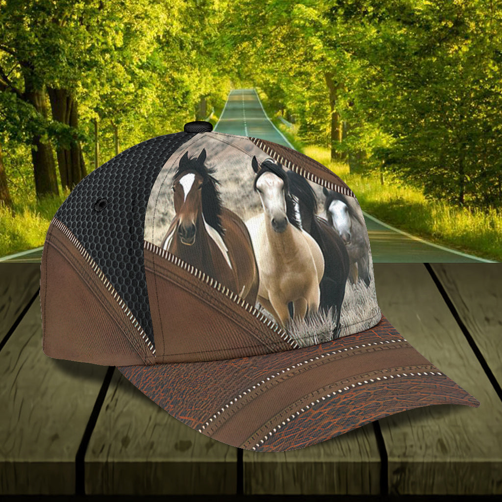 Horse Classic Cap, Gift for Horse Lovers Trucker Hats Custom Hats Gifts For Men & Women