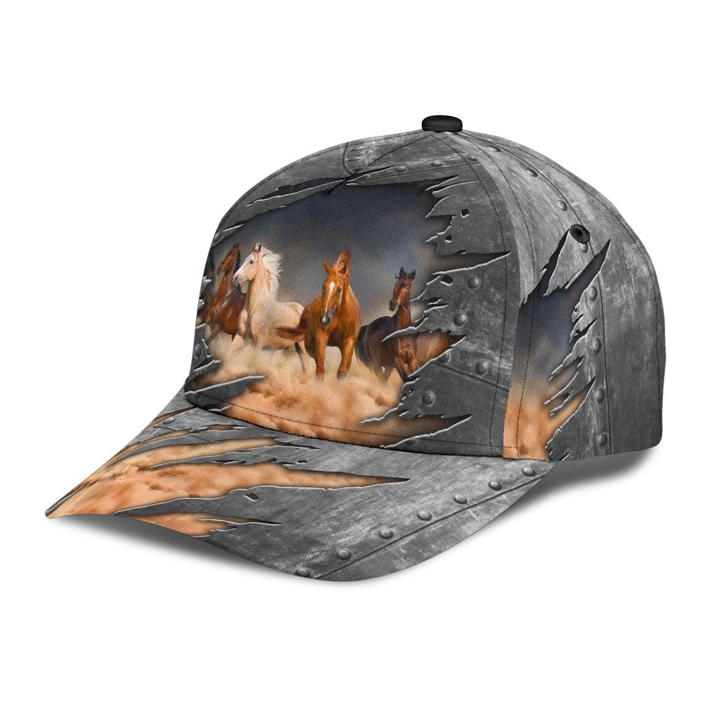 Horse Classic Cap, Gift for Horse Lovers Trucker Hats Custom Hats Gifts For Men & Women