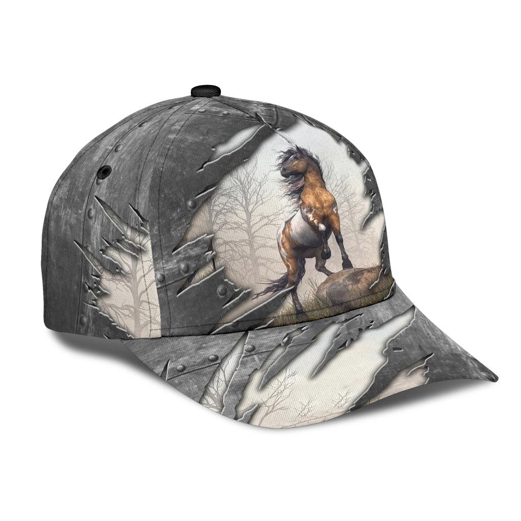 Horse Classic Cap, Gift for Horse Lovers Trucker Hats Custom Hats Gifts For Men & Women