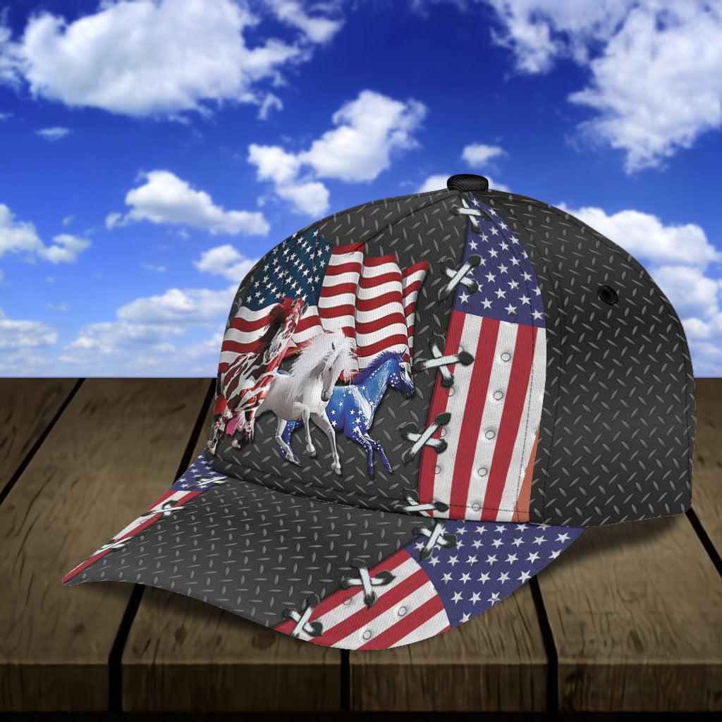 Horse Classic Cap, Gift for Horse Lovers Trucker Hats Custom Hats Gifts For Men & Women