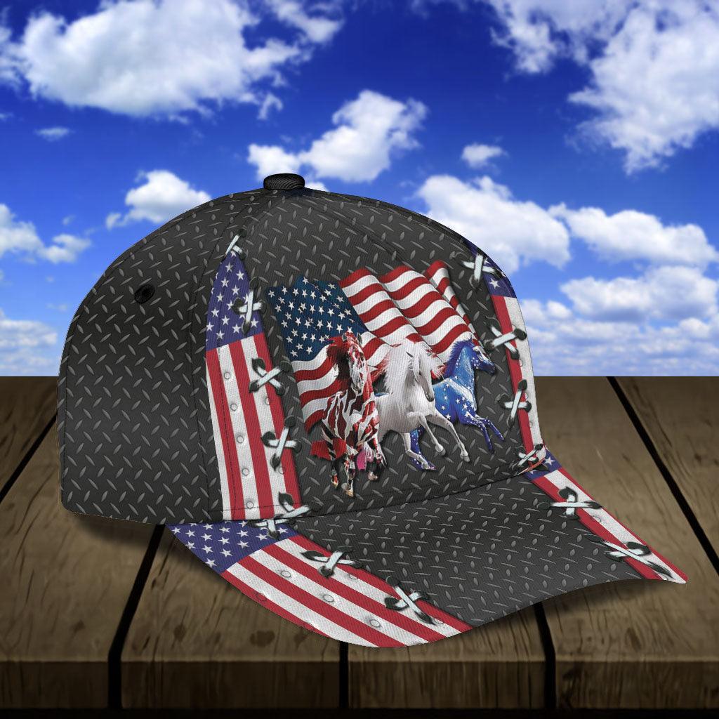 Horse Classic Cap, Gift for Horse Lovers Trucker Hats Custom Hats Gifts For Men & Women