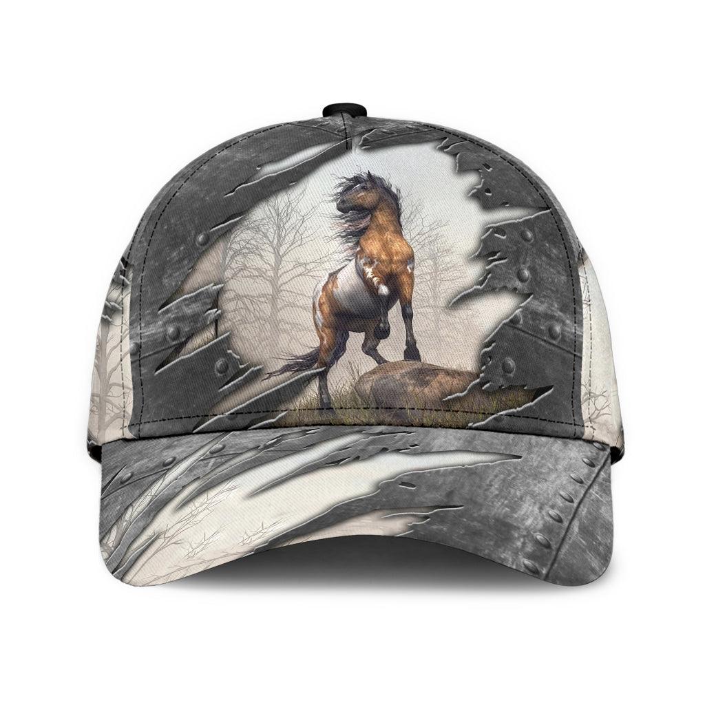 Horse Classic Cap, Gift for Horse Lovers Trucker Hats Custom Hats Gifts For Men & Women