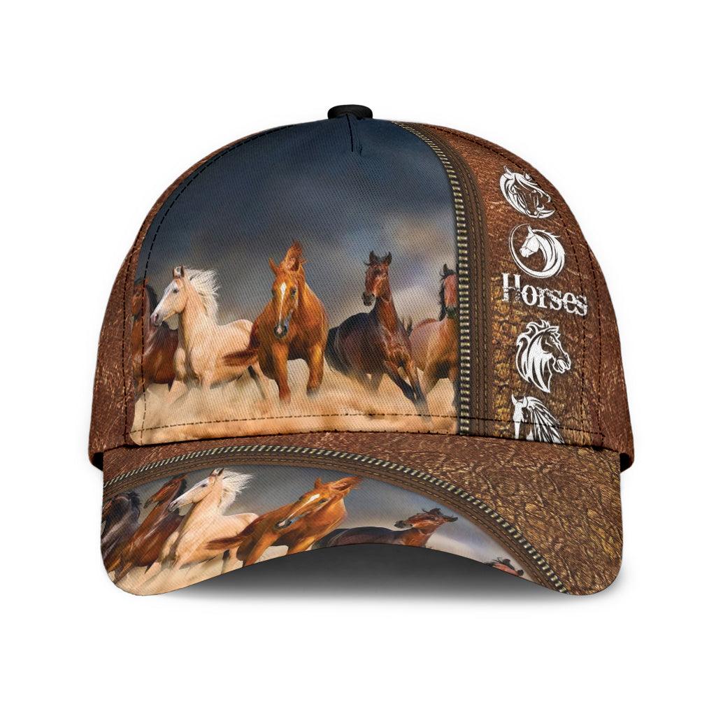 Horse Classic Cap, Gift for Horse Lovers Trucker Hats Custom Hats Gifts For Men & Women