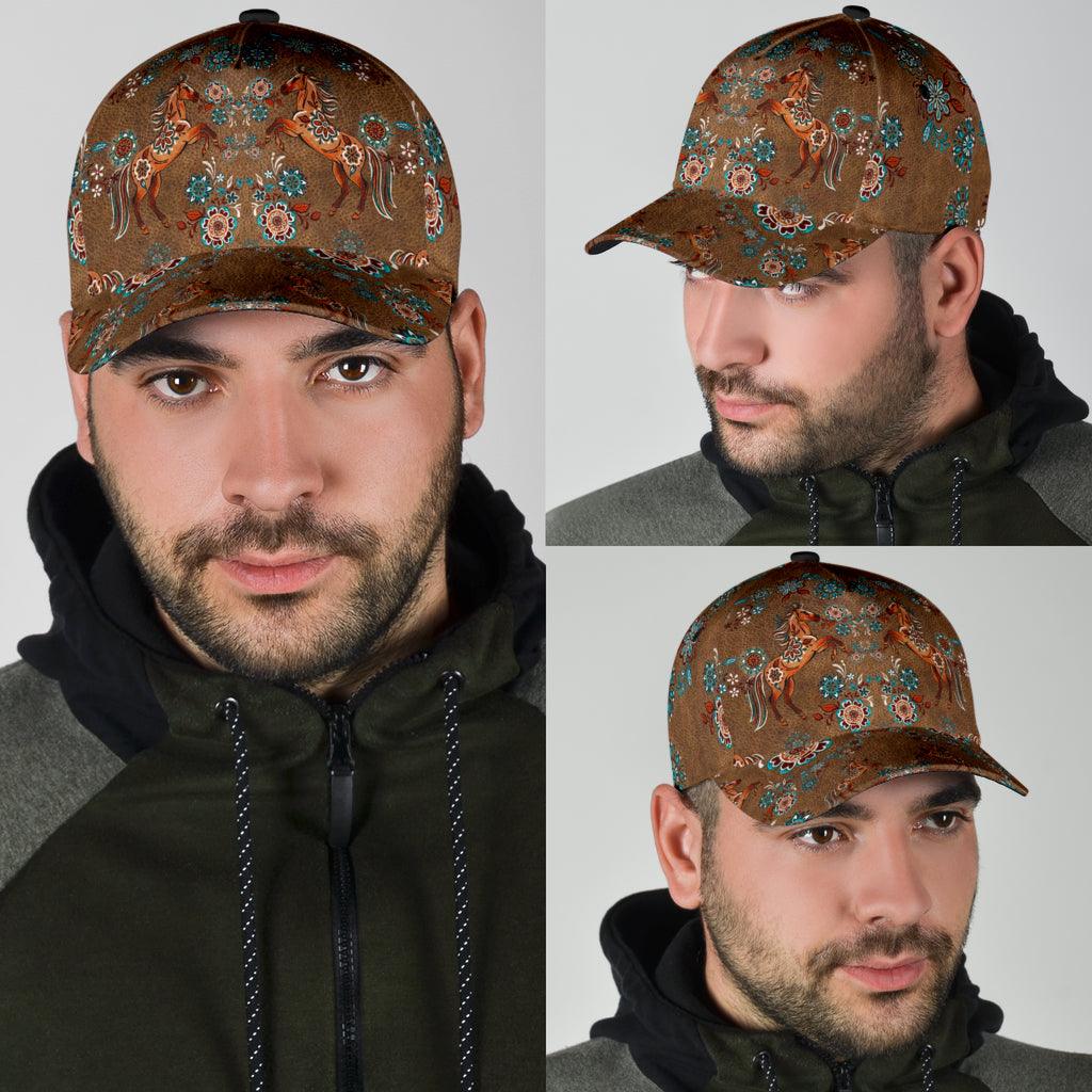 Horse Classic Cap, Gift for Horse Lovers Trucker Hats Custom Hats Gifts For Men & Women
