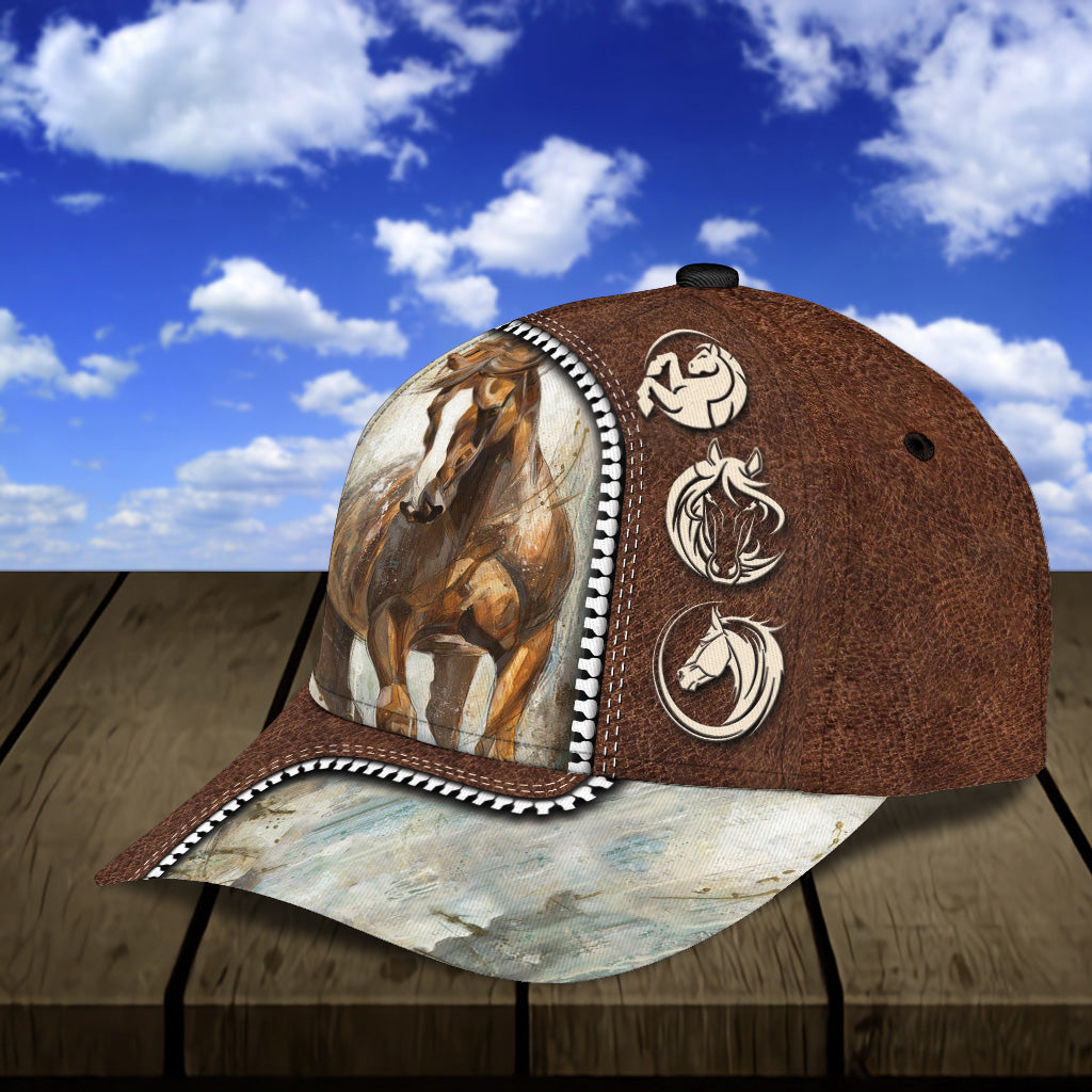 Horse Classic Cap, Gift for Horse Lovers Trucker Hats Custom Hats Gifts For Men & Women