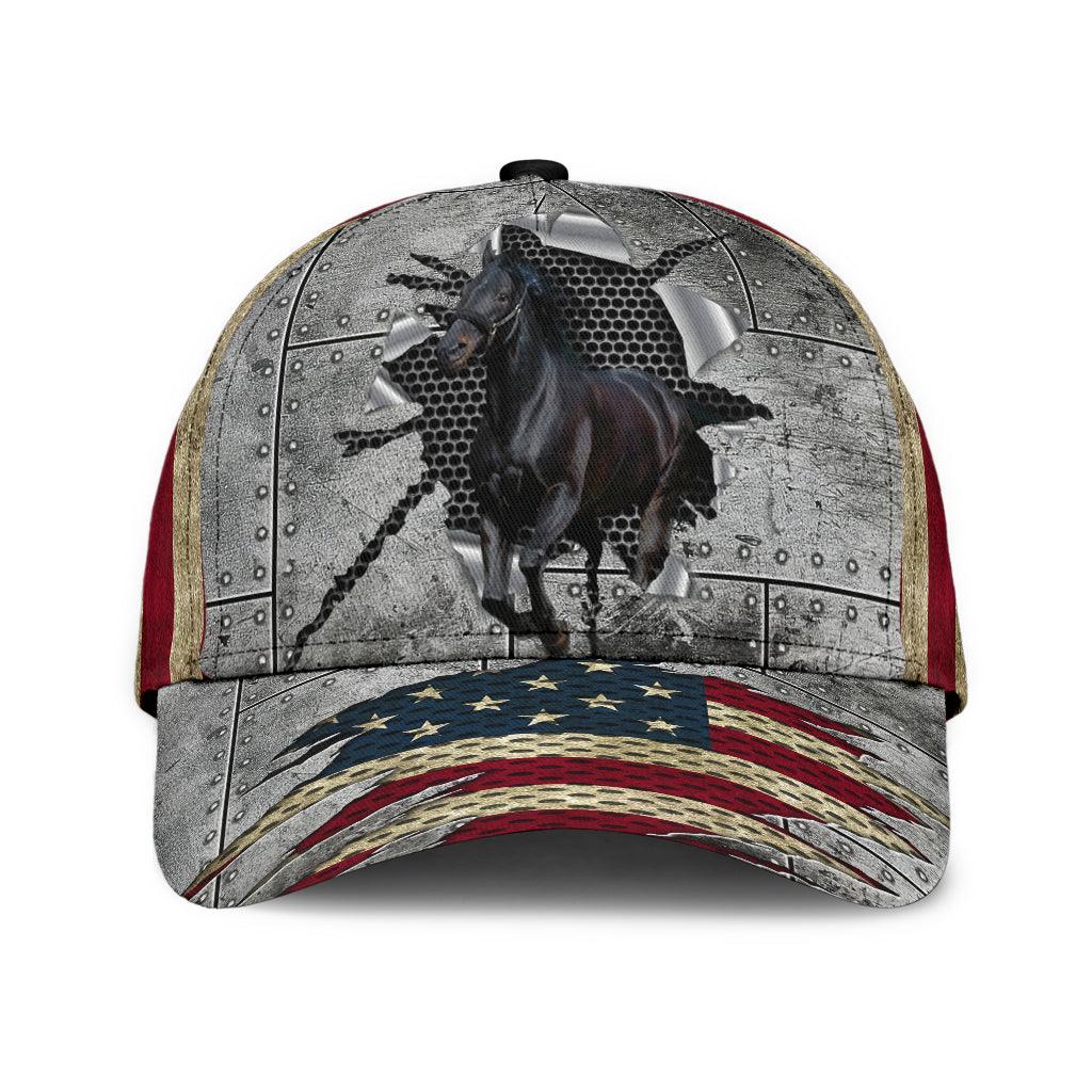 Horse Classic Cap, Gift for Horse Lovers Trucker Hats Custom Hats Gifts For Men & Women