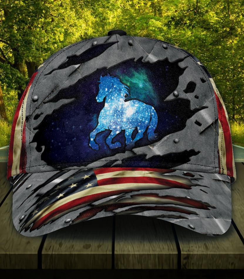 Horse Classic Cap, Gift for Horse Lovers Trucker Hats Custom Hats Gifts For Men & Women