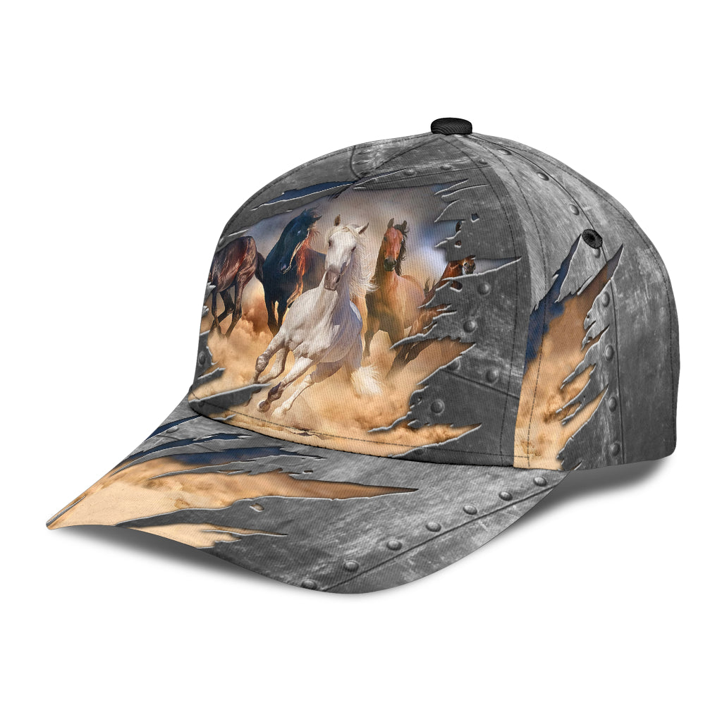 Horse Classic Cap, Gift for Horse Lovers Trucker Hats Custom Hats Gifts For Men & Women