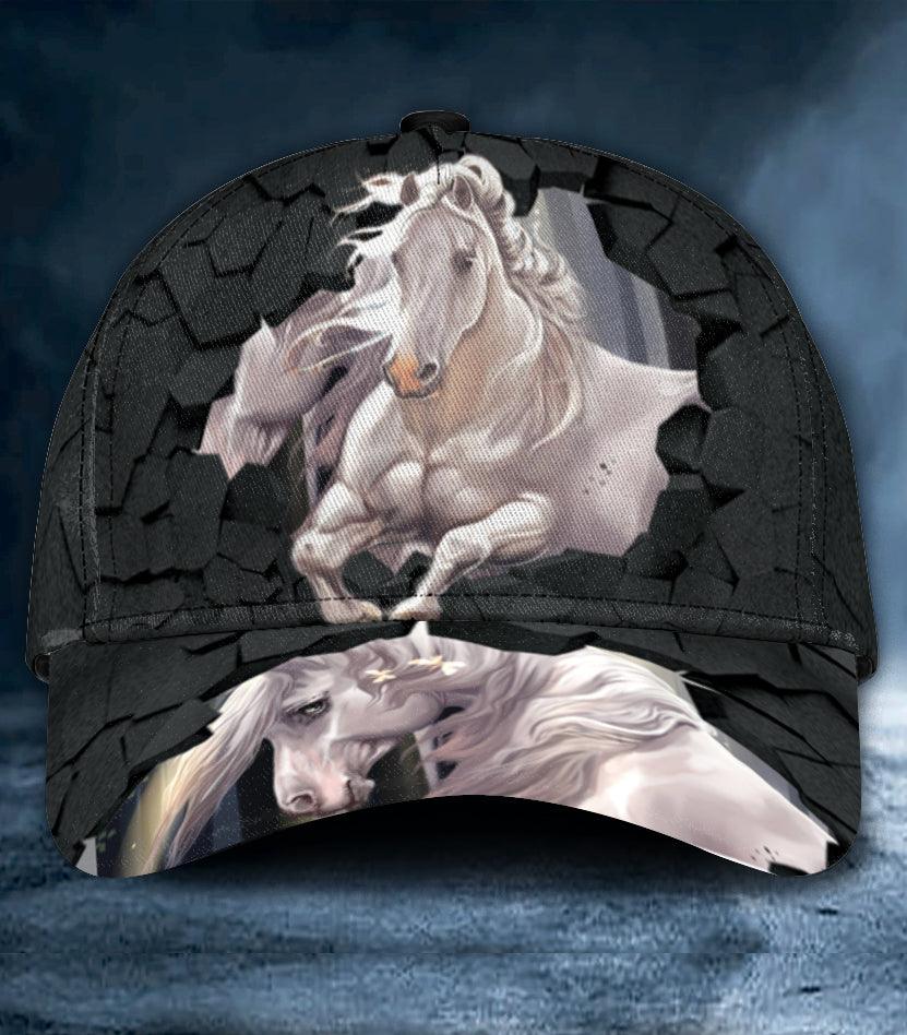 Horse Classic Cap, Gift for Horse Lovers Trucker Hats Custom Hats Gifts For Men & Women