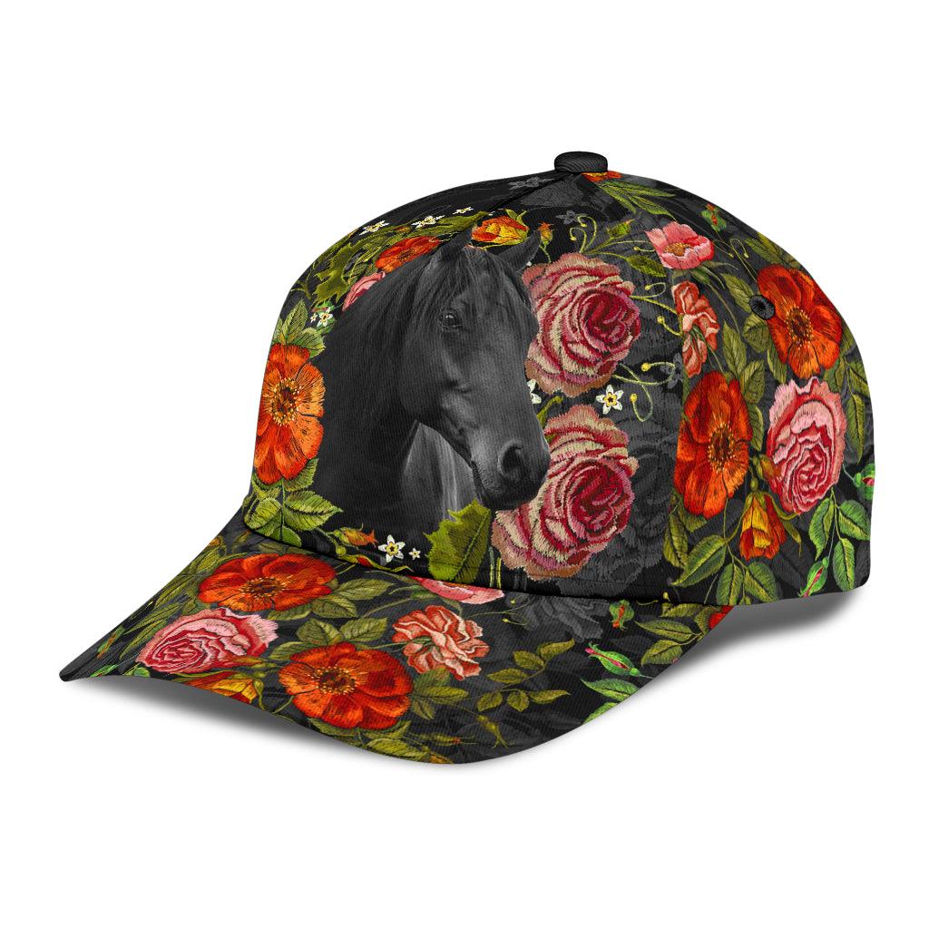 Horse Classic Cap, Gift for Horse Lovers Trucker Hats Custom Hats Gifts For Men & Women