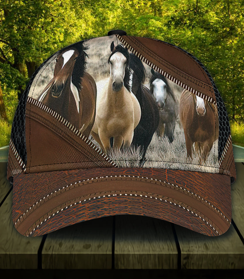 Horse Classic Cap, Gift for Horse Lovers Trucker Hats Custom Hats Gifts For Men & Women