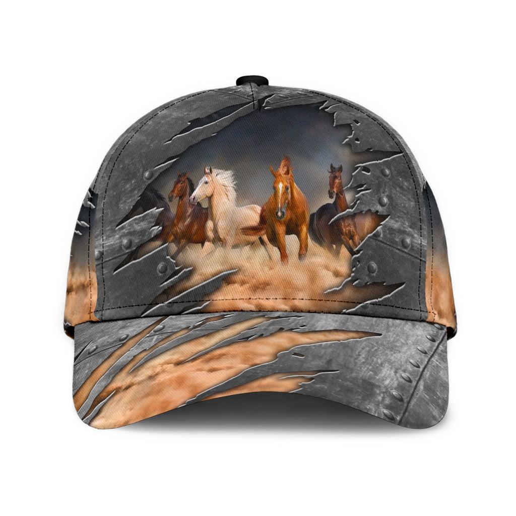 Horse Classic Cap, Gift for Horse Lovers Trucker Hats Custom Hats Gifts For Men & Women