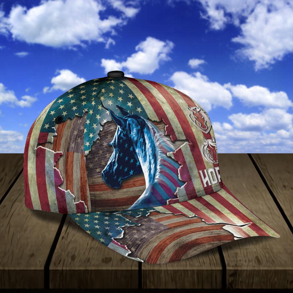 Horse Classic Cap, Gift for Horse Lovers Trucker Hats Custom Hats Gifts For Men & Women