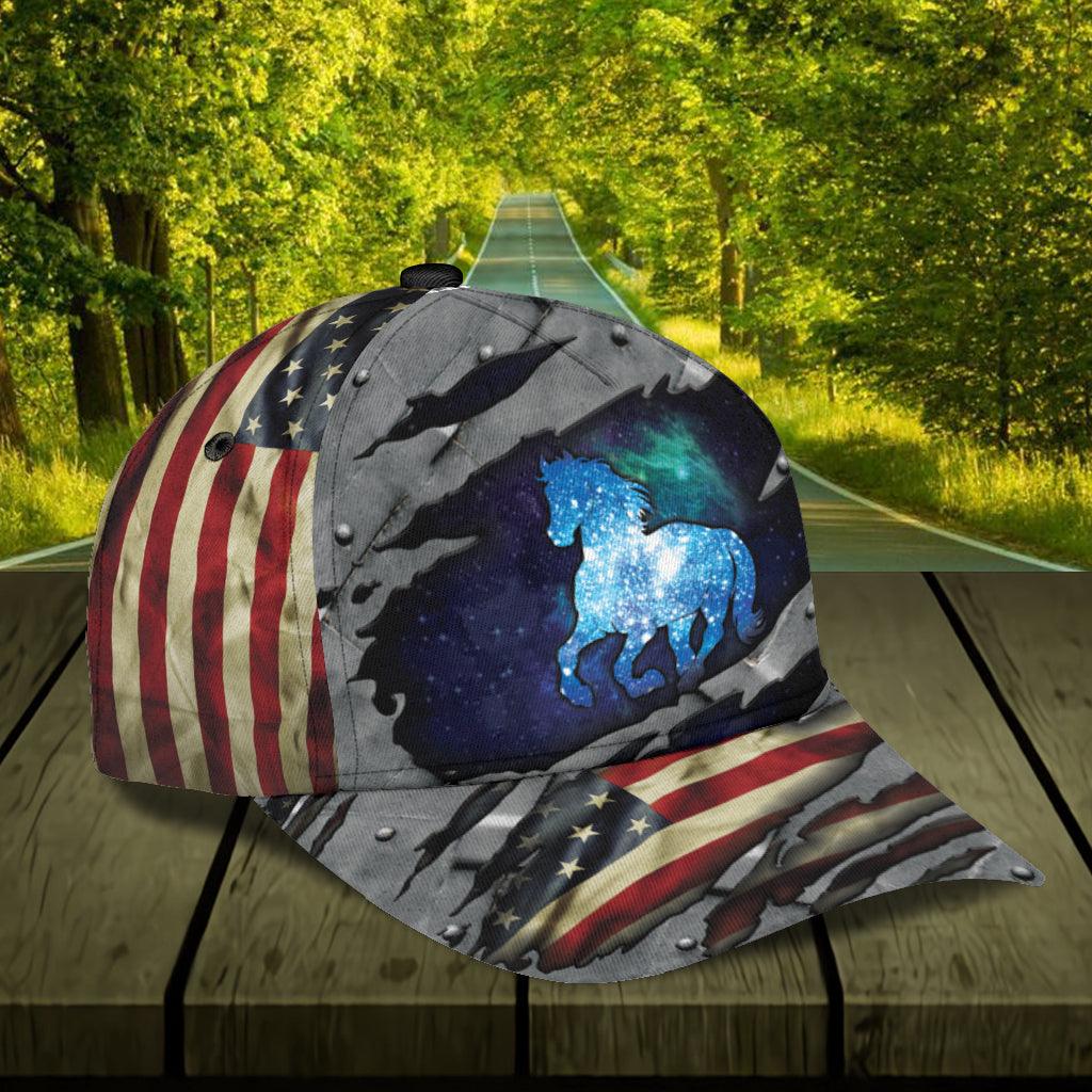 Horse Classic Cap, Gift for Horse Lovers Trucker Hats Custom Hats Gifts For Men & Women