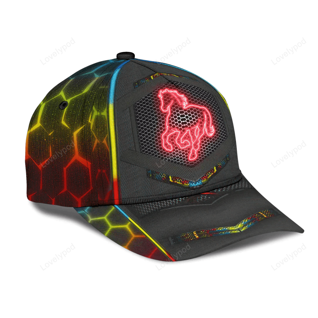 Horse Classic Cap, Gift for Horse Lovers. Horse hat for men and women Trucker Hats Custom Hats Gifts For Men & Women
