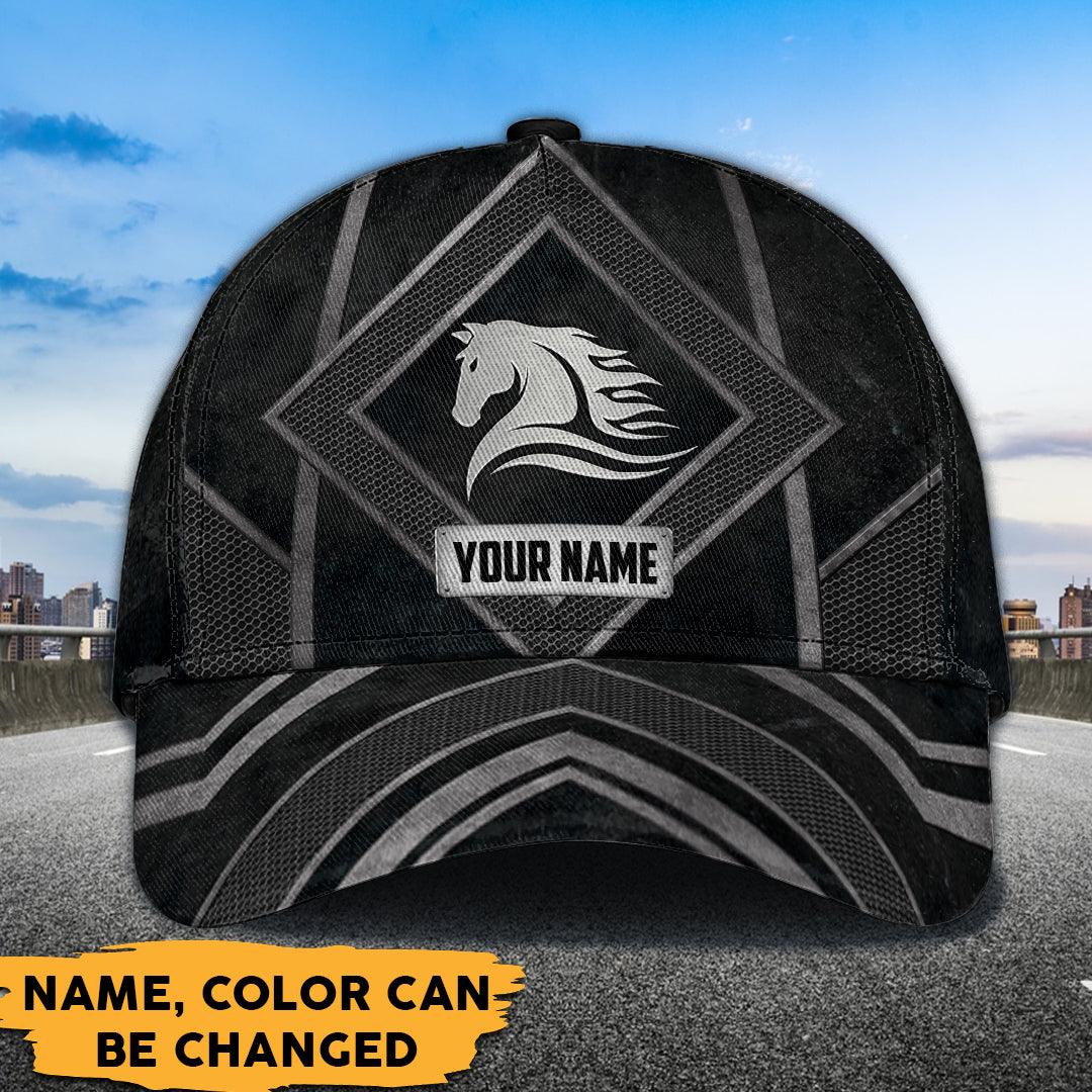 Horse Colorful Personalized Cap, Personalized Gift for Horse Lovers Trucker Hats Custom Hats Gifts For Men & Women