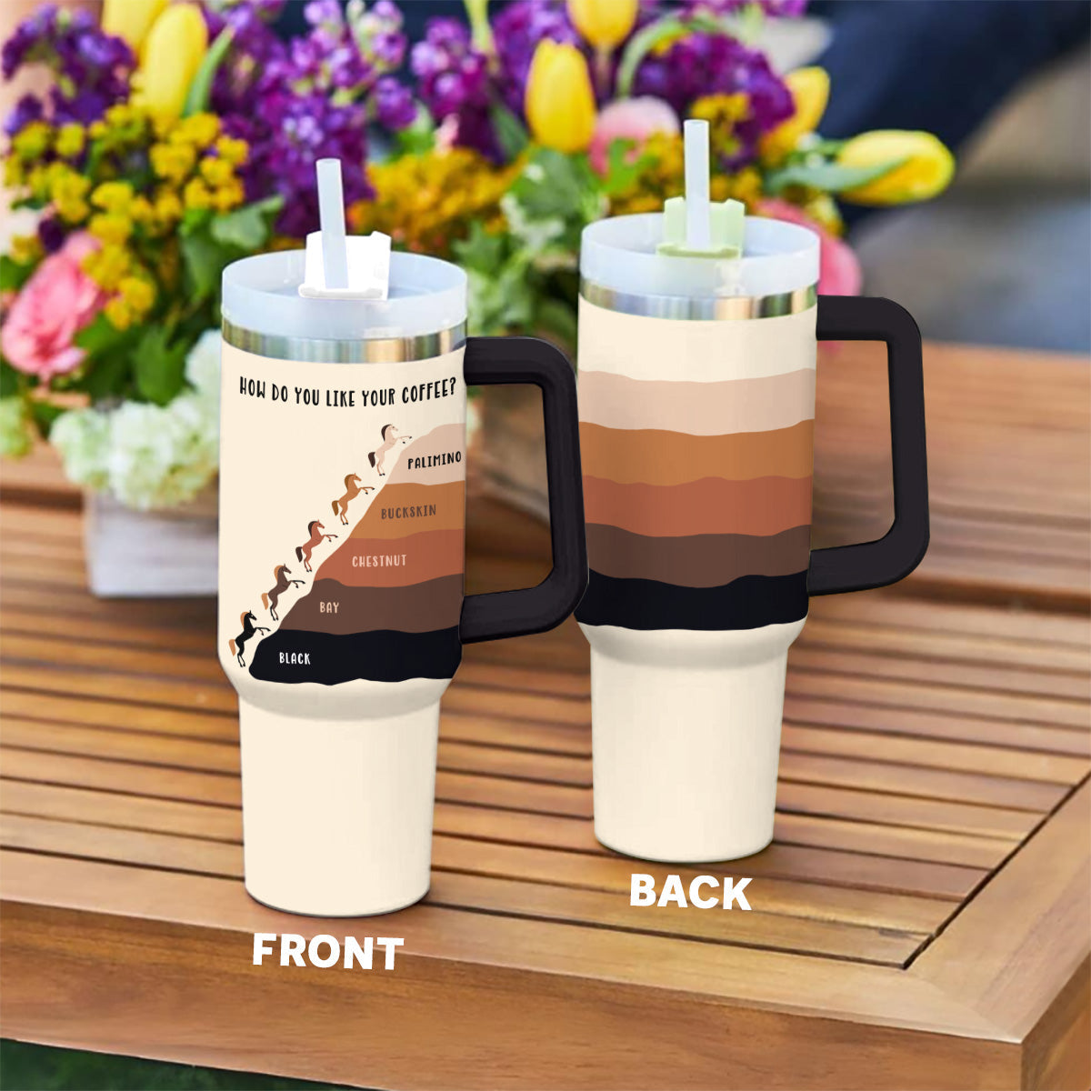 Horse Horse Lover’s Coffee Custom Stanley Cup 40 oz 30 oz Tumbler With HandleTVC2301781 - Image 2