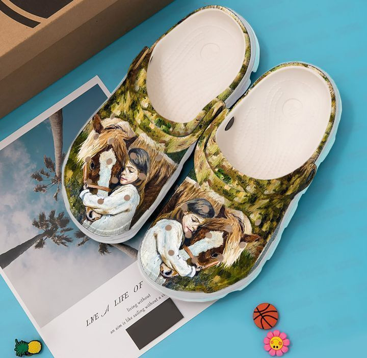 Horse Just A Girl clog Shoes