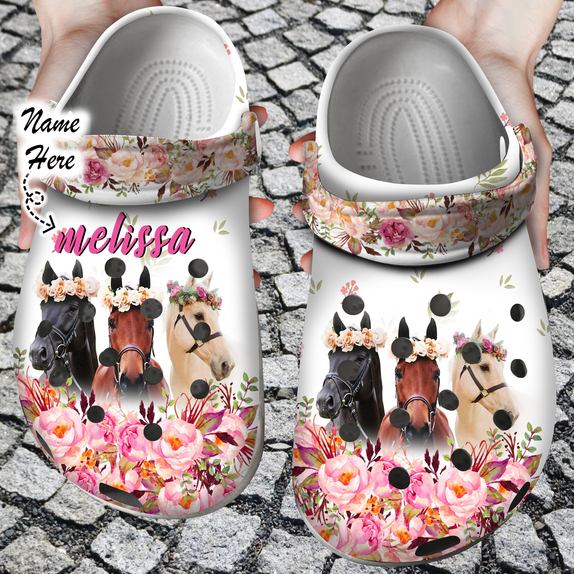 Horse Personalized Life Is Better With Horses Clog Shoes