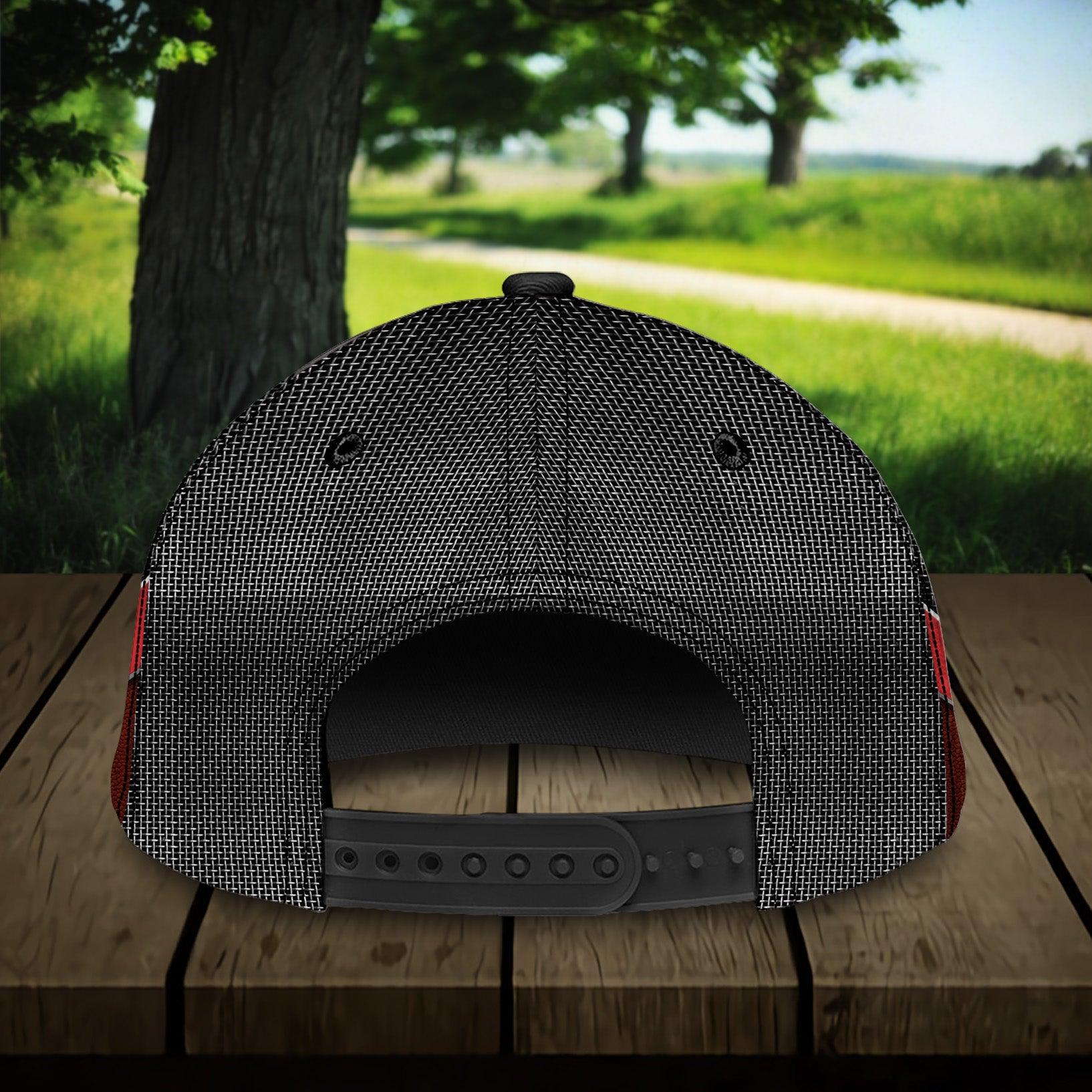 Horse Red Personalized Cap, Personalized Gift for Horse Lovers Trucker Hats Custom Hats Gifts For Men & Women