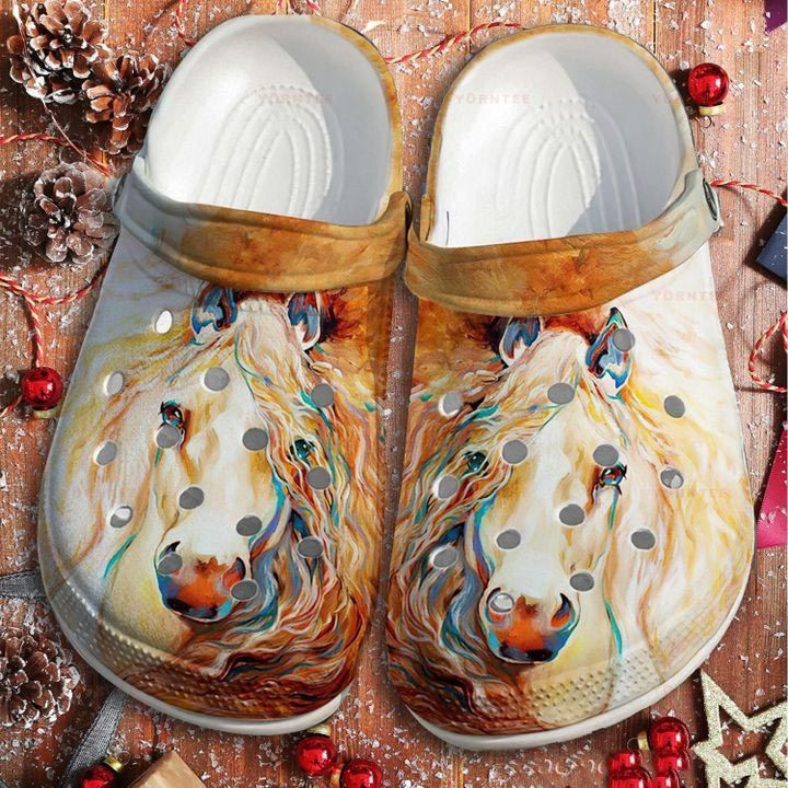 Horses Girl Mothers Day Gifts Flower Gift For Lover Rubber clog Shoes Comfy Footwear