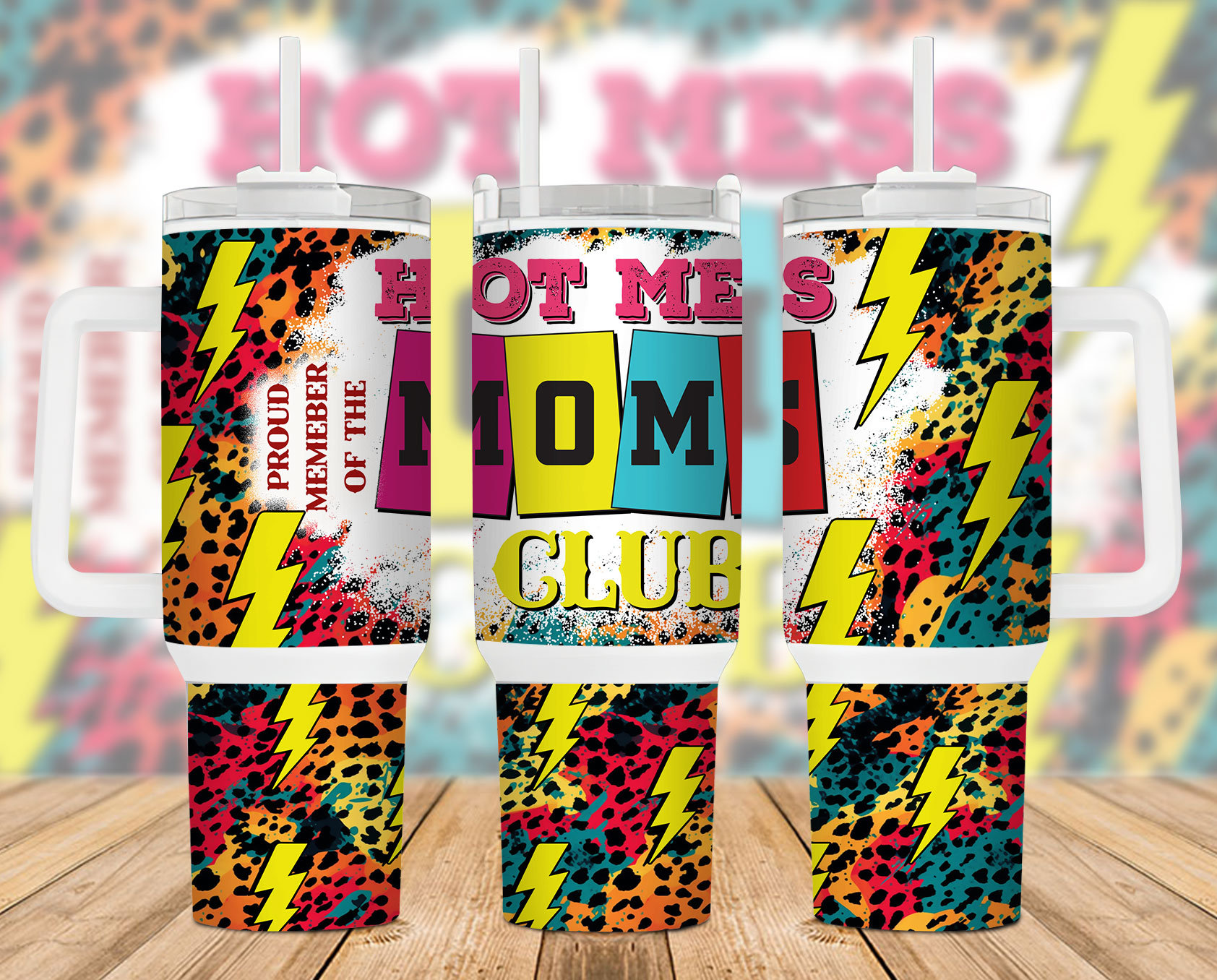 Hot Mess Moms Club Custom Stanley Cup 40 oz 30 oz Tumbler With HandleTVC2301887