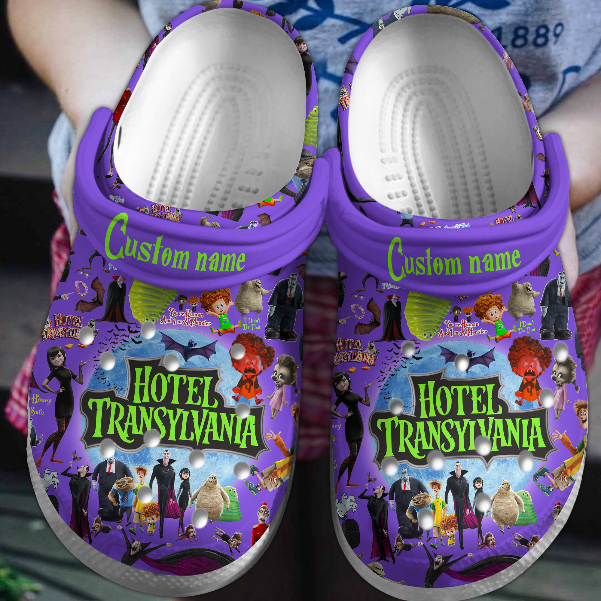 Hotel Transylvania Movie Crocs Crocband Clogs Shoes Comfortable For Men Women and Kids