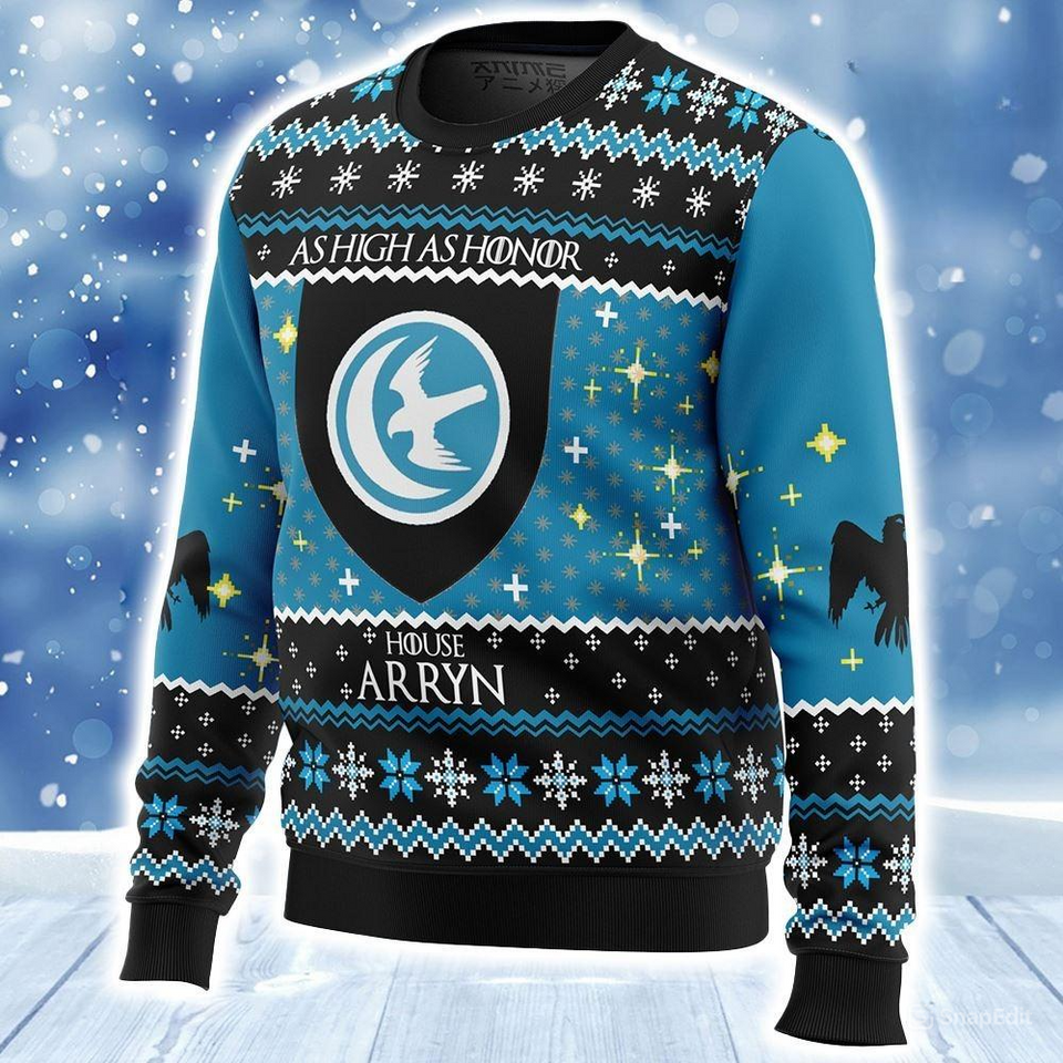 House Arryn Ugly Sweater, Anime Lover Gifts