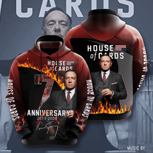 House Of Cards Movie Character Anniversary 7 Years 3D All Over Print Hoodie, Zip Hoodie