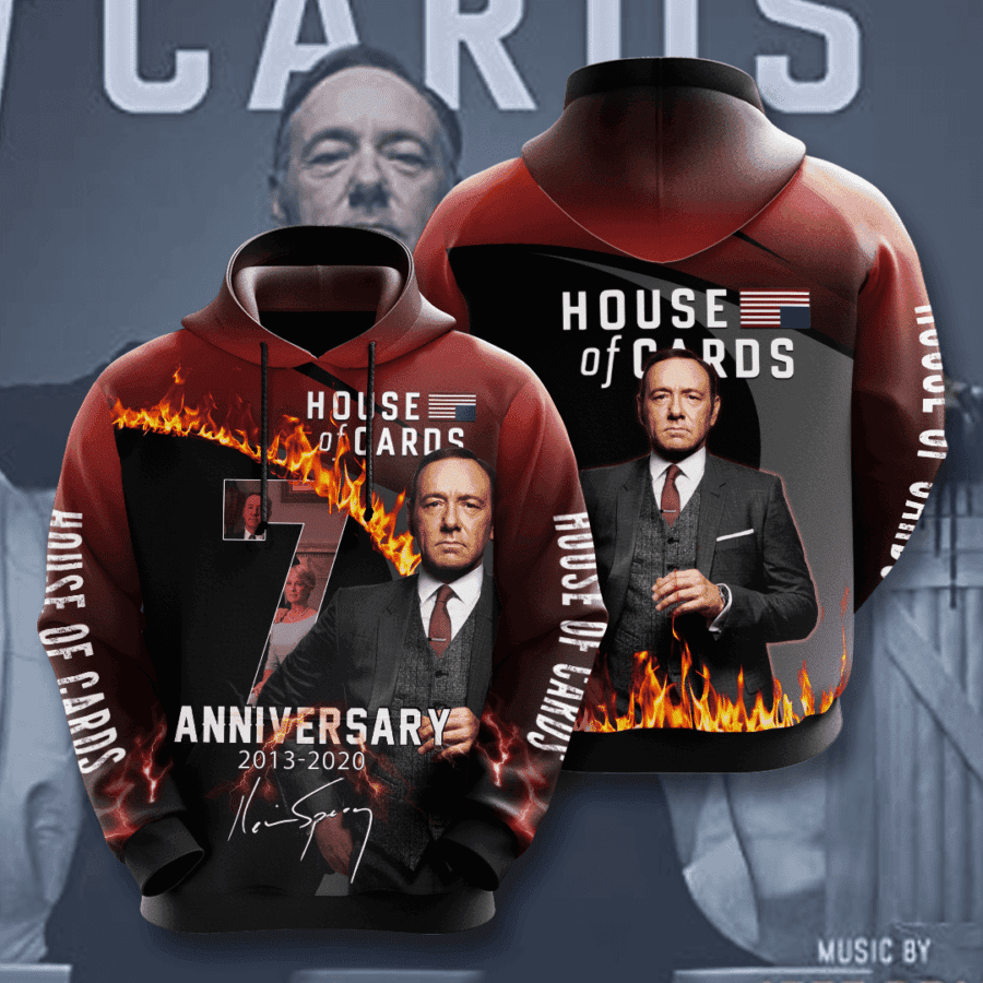 House Of Cards Movie Character Anniversary 7 Years 3D All Over Print Hoodie, Zip Hoodie