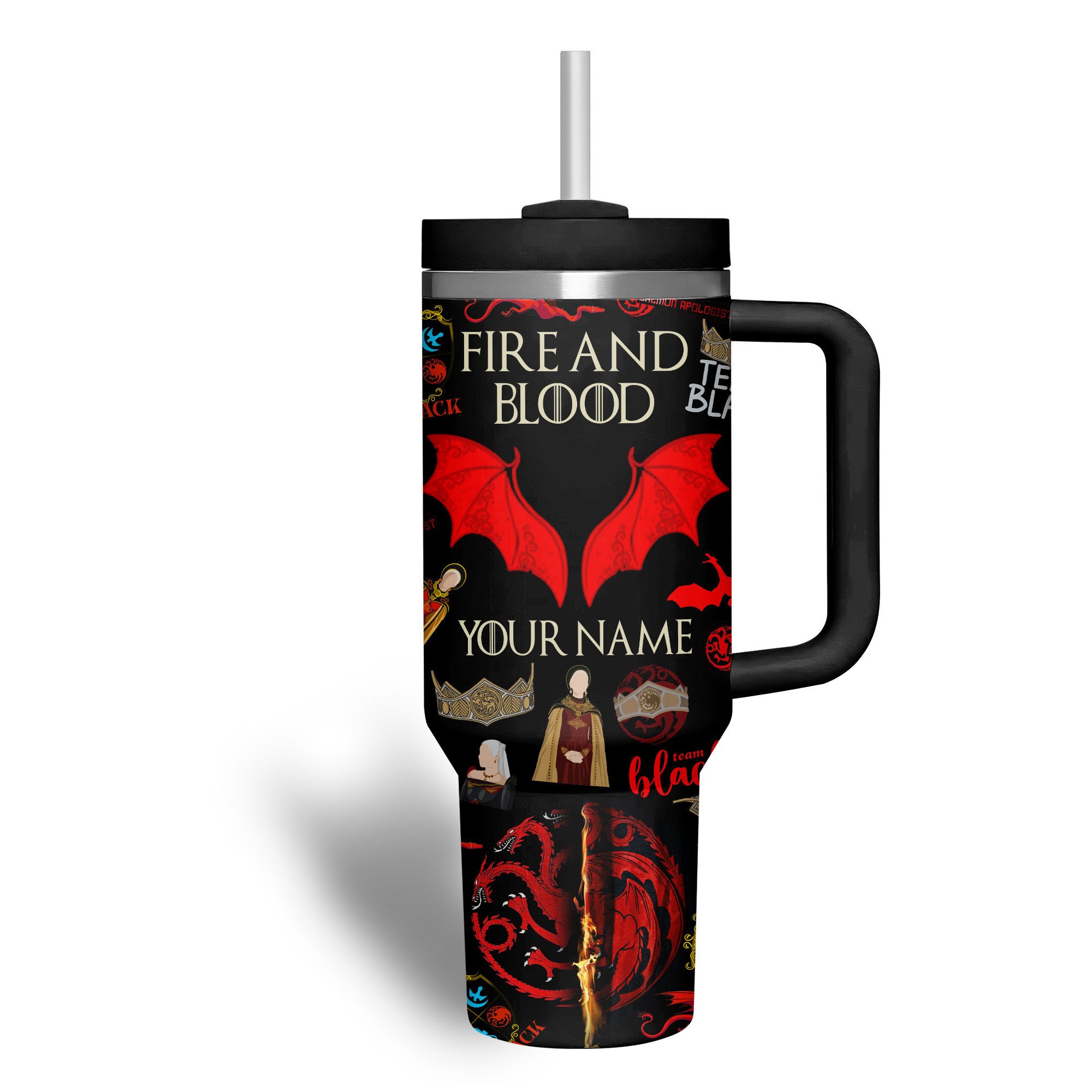 House of The Dragon TV Series Custom Stanley Cup 40 oz 30 oz Tumbler With HandleTVC2301738 - Image 3