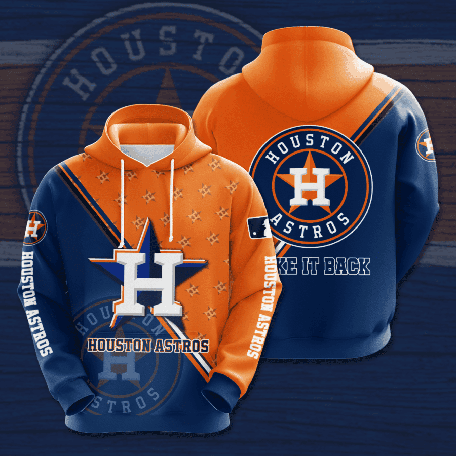 Houston Astros 3D All Over Print Hoodie, Zip Hoodie