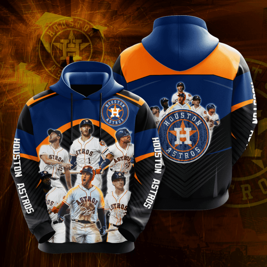 Houston Astros 3D All Over Print Hoodie, Zip Hoodie