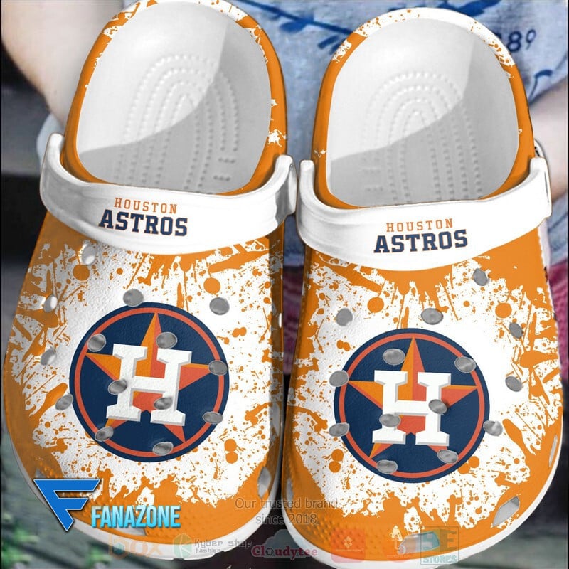 Houston Astros MLB Sport Crocs Clogs Crocband Shoes Comfortable For Men Women and Kids