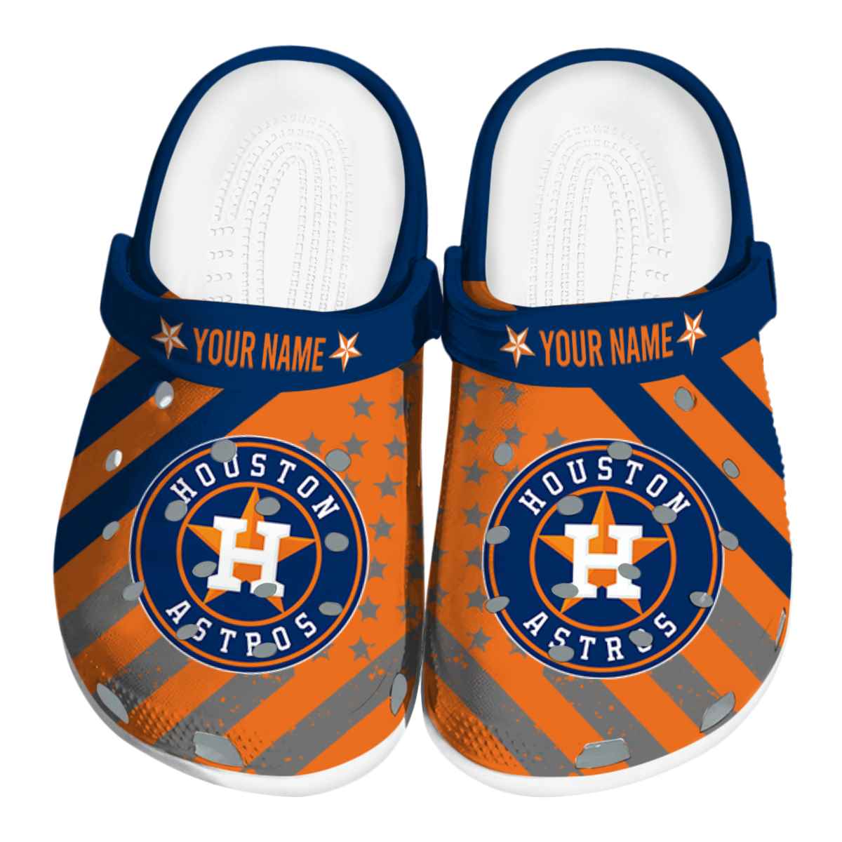 Houston Astros MLB Sport Crocs Crocband Clogs Shoes Comfortable For Men Women and Kids