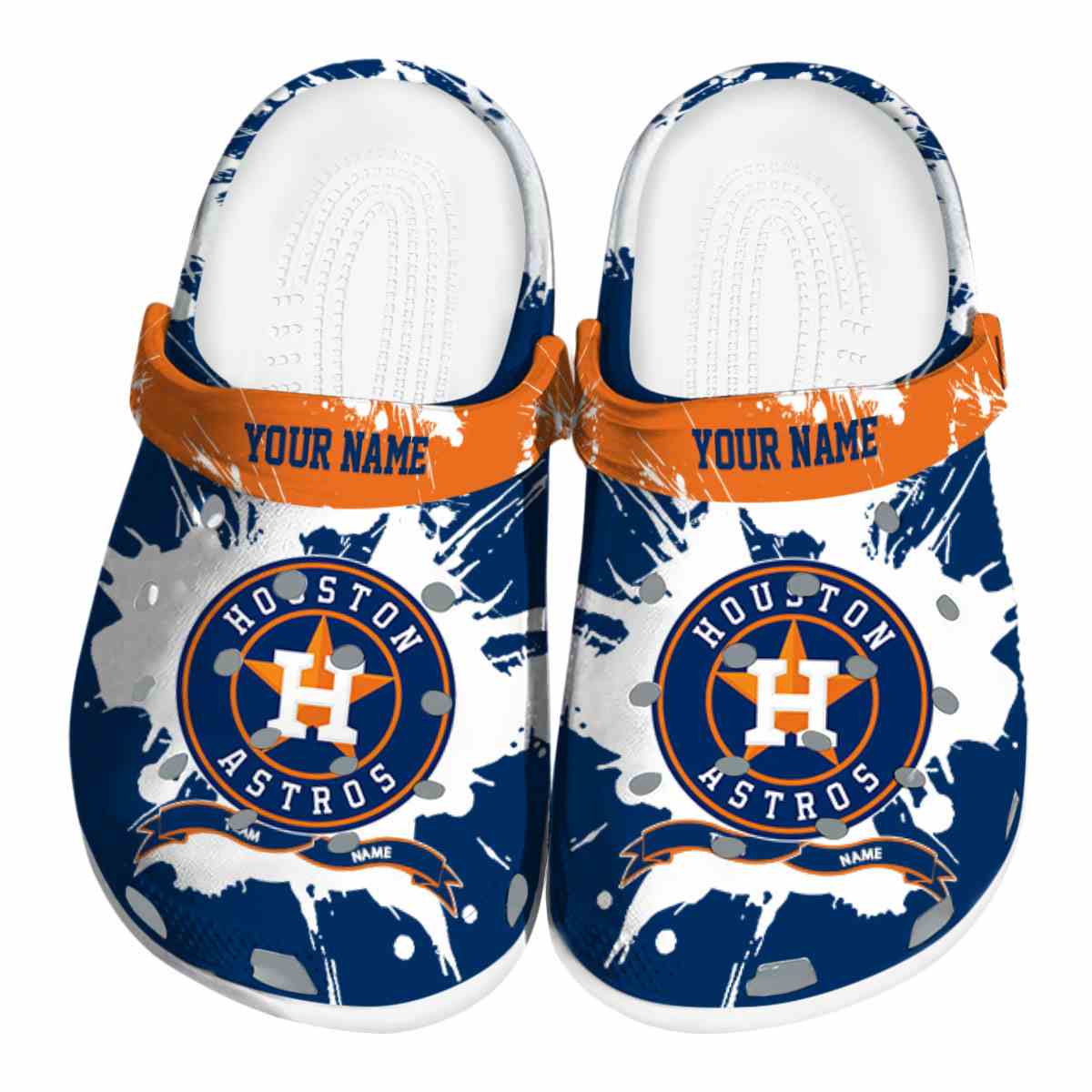 Houston Astros MLB Sport Crocs Crocband Clogs Shoes Comfortable For Men Women and Kids