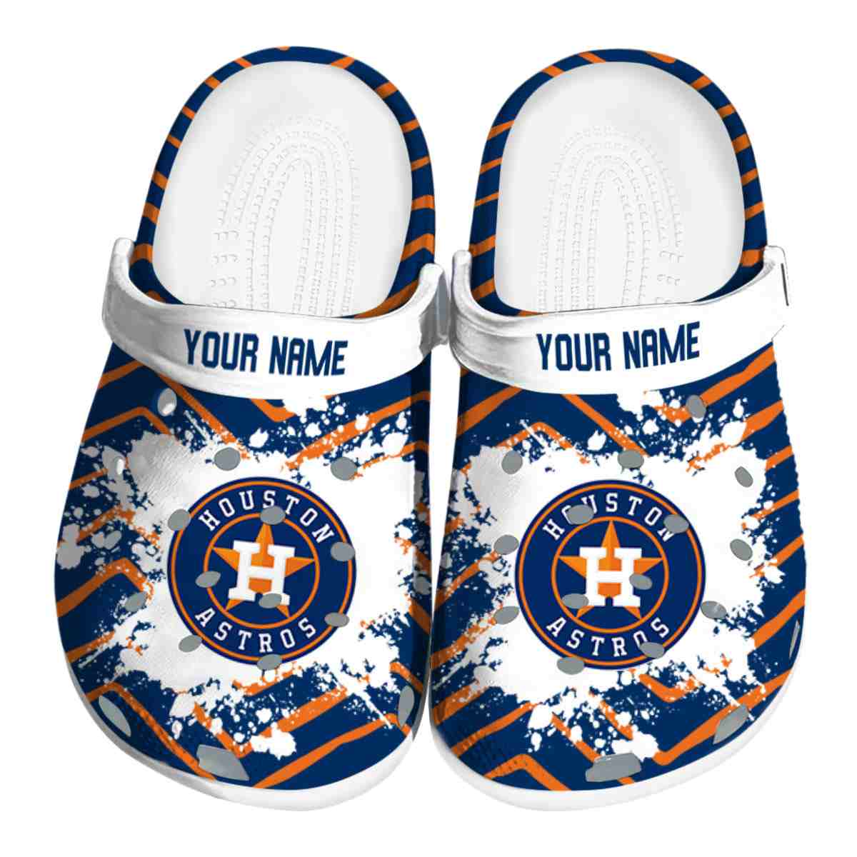 Houston Astros MLB Sport Crocs Crocband Clogs Shoes Comfortable For Men Women and Kids