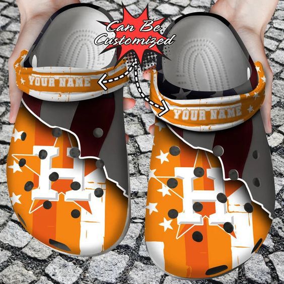 Houston Astros MLB Sport Crocs Crocband Clogs Shoes Comfortable For Men Women and Kids