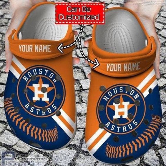 Houston Astros MLB Sport Crocs Crocband Clogs Shoes Comfortable For Men Women and Kids