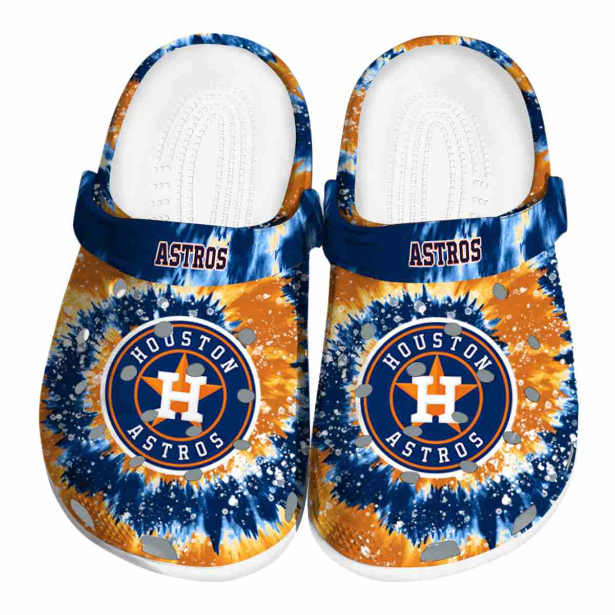 Houston Astros MLB Sport Crocs Crocband Clogs Shoes Comfortable For Men Women and Kids