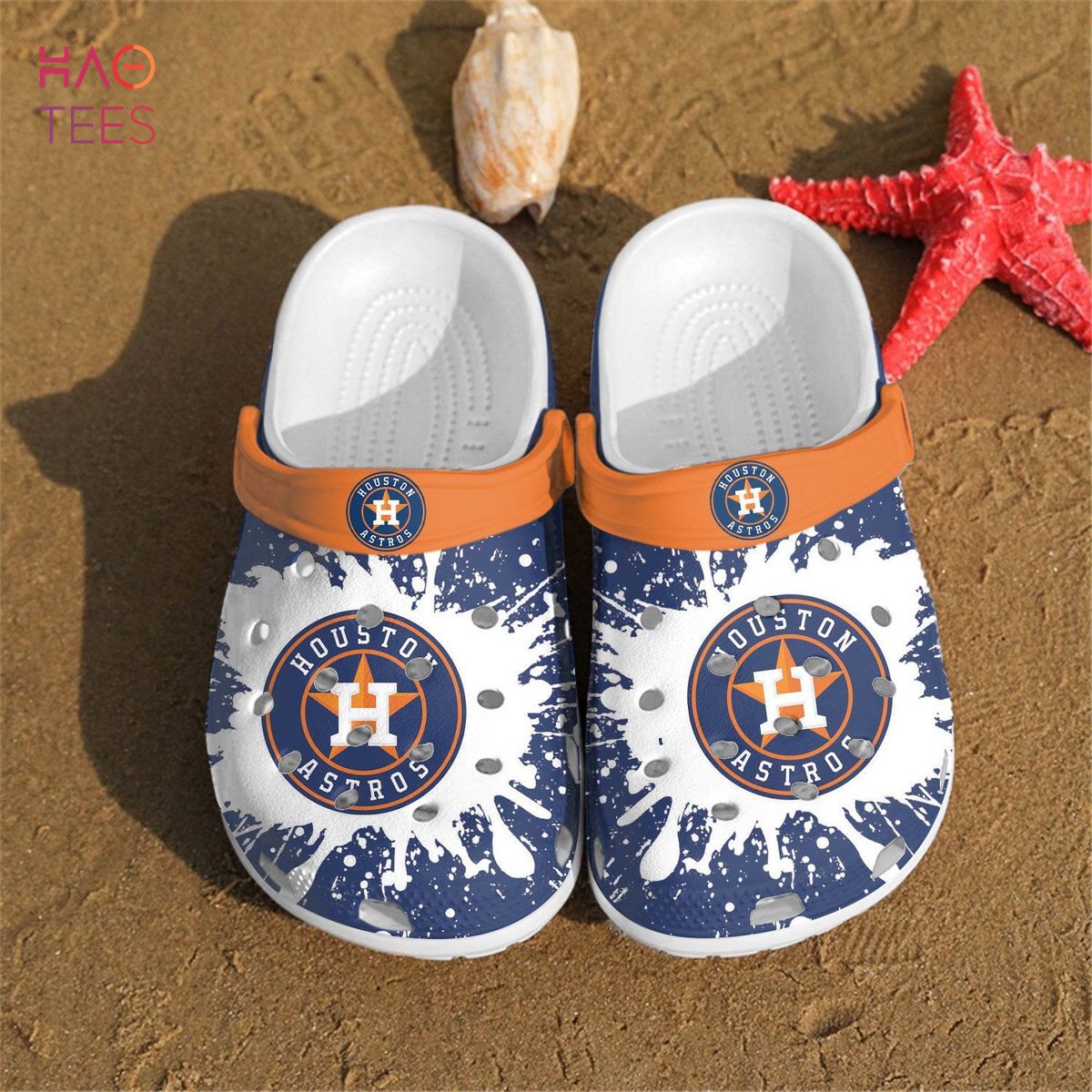 Houston Astros MLB Sport Crocs Crocband Clogs Shoes Comfortable For Men Women and Kids