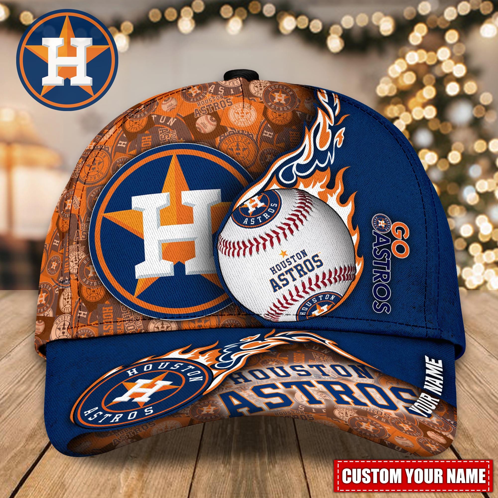 Houston Astros Personalized Classic Caps, Baseball Caps Trucker Hats Custom Hats Gifts For Men & Women