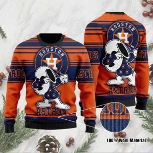 Houston Astros Ugly Christmas Sweater Adult 3D Funny Matching for family