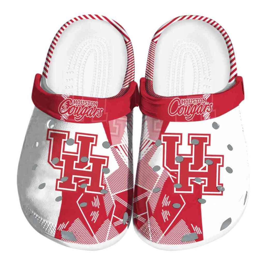 Houston Cougars Geometric Background ClogTVC1801816